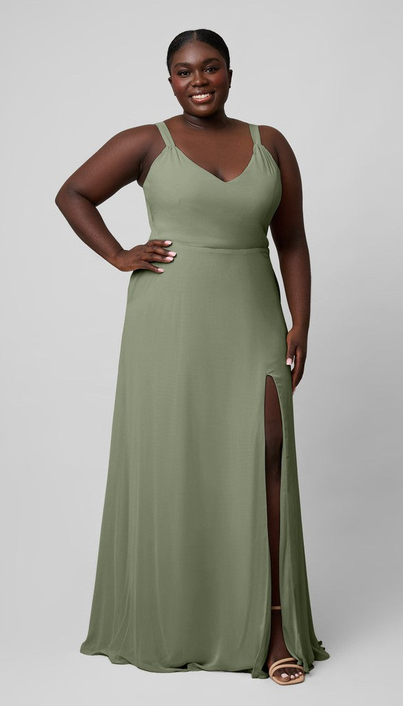 Olive green plus size bridesmaid dresses best sale