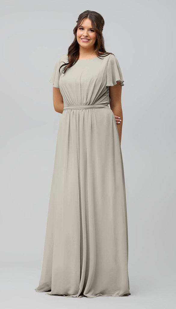 Holly Modest Bridesmaids Dress | Kennedy Blue - Kennedy Blue