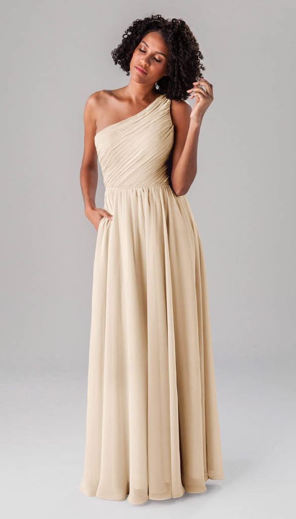 One Strap Bridesmaid Dress