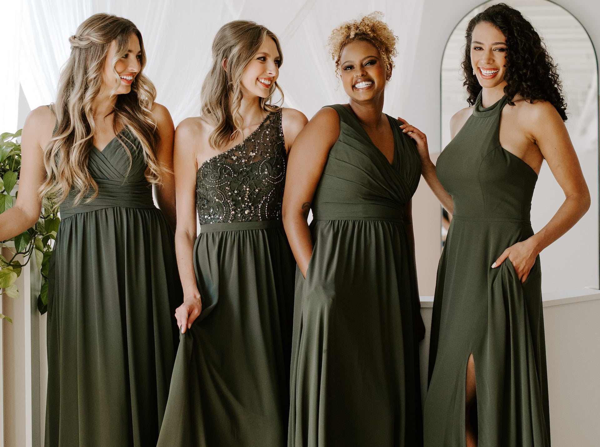 Nude & Champagne Bridesmaid Dresses | SilkFred US