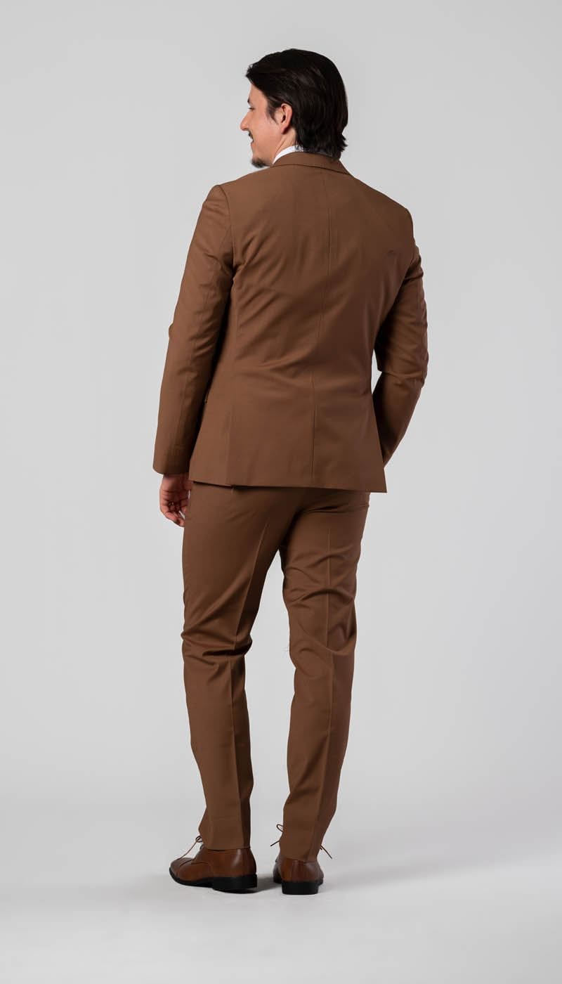 Cinnamon|Mens Trim Fit Suit 