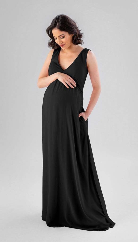 Black maternity shop bridesmaid dress