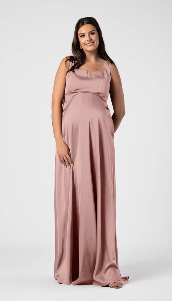 Dusty rose shop maternity bridesmaid dress