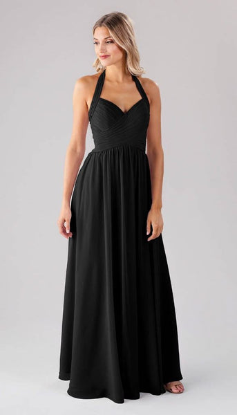 Hannah Dress - Black Velvet Bridesmaid Dress