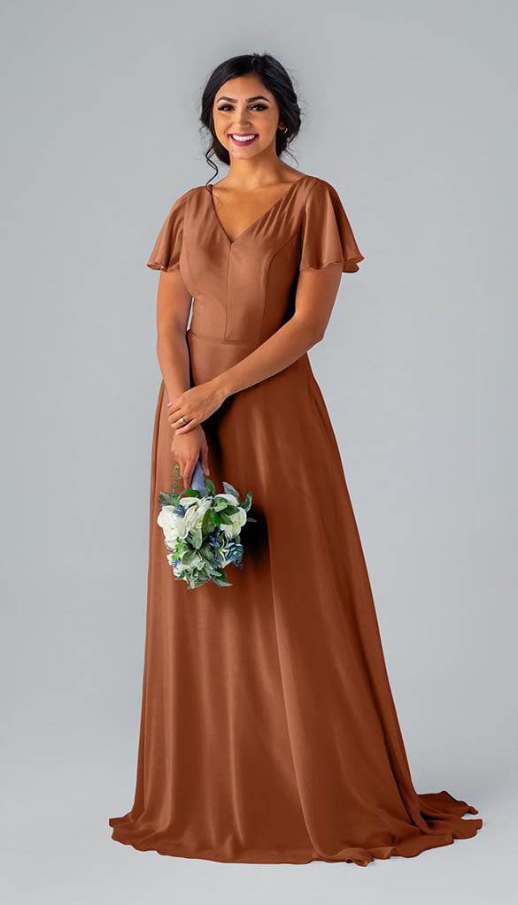 Burnt Sienna Bridesmaid Dress