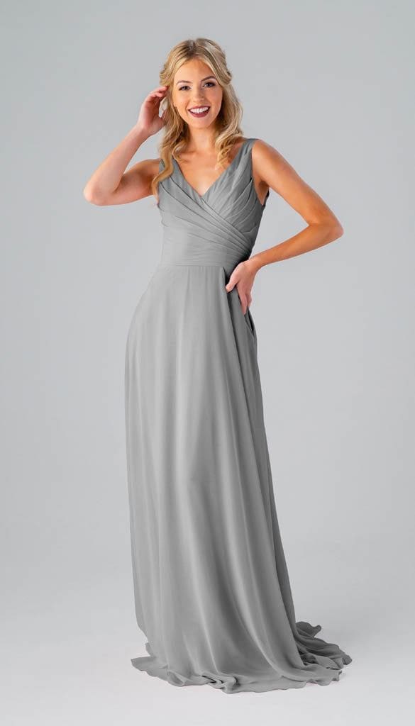 Dove blue bridesmaid clearance dresses