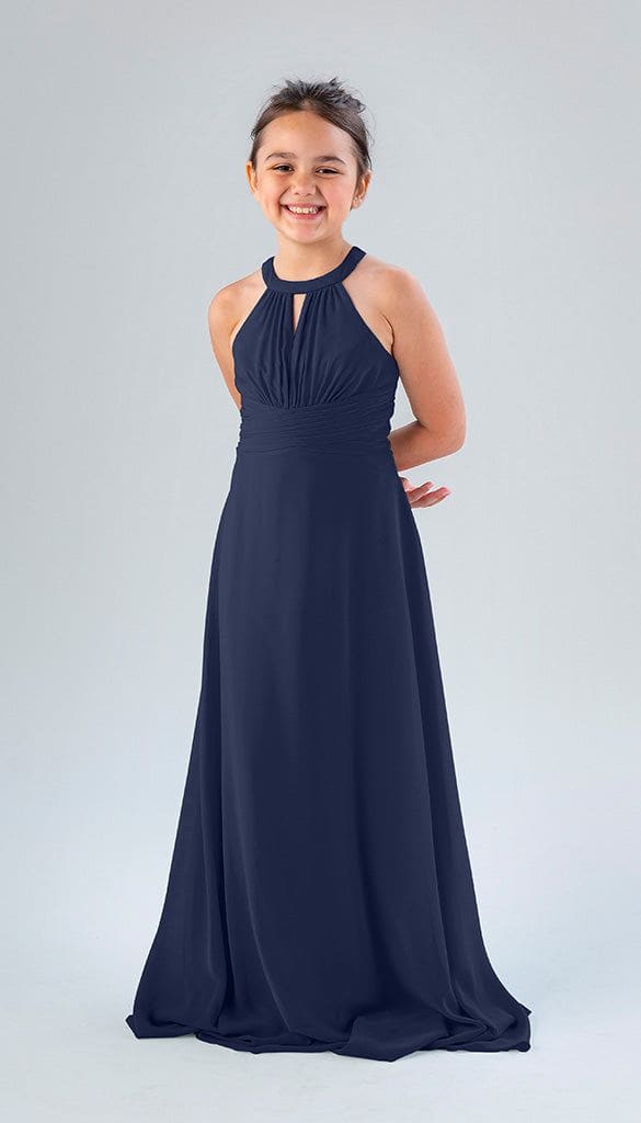 navy junior bridesmaid dresses