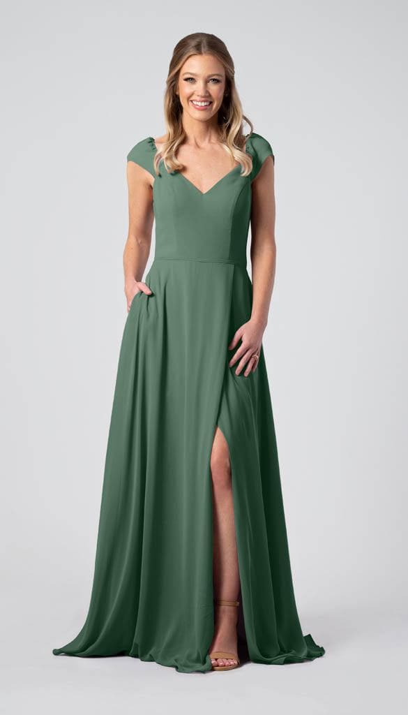 eucalyptus bridesmaid dress