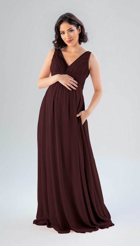 Maroon maternity hotsell bridesmaid dress