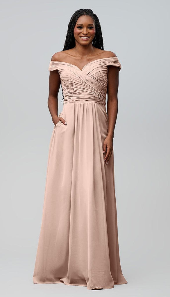 Plus size shops off the shoulder bridesmaid dress