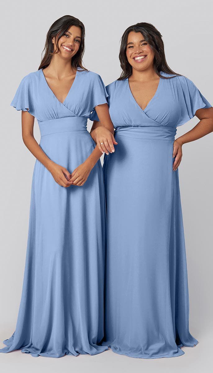 Plus Size Teal Bridesmaid Dress