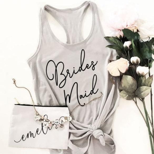 Bride and groom tank fashion s