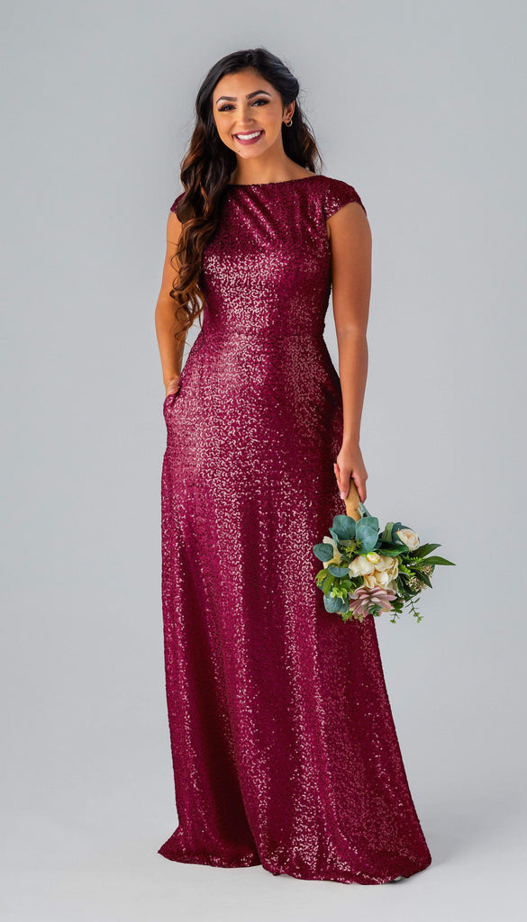 Jamie Ready To Ship Sequin Bridesmaid Dress | Kennedy Blue - Kennedy Blue