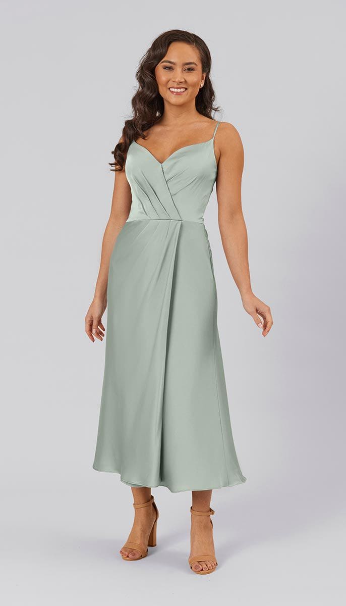 Seafoam blue deals bridesmaid dresses