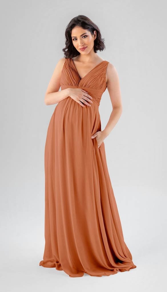 Maternity Bridesmaid Dresses Orange