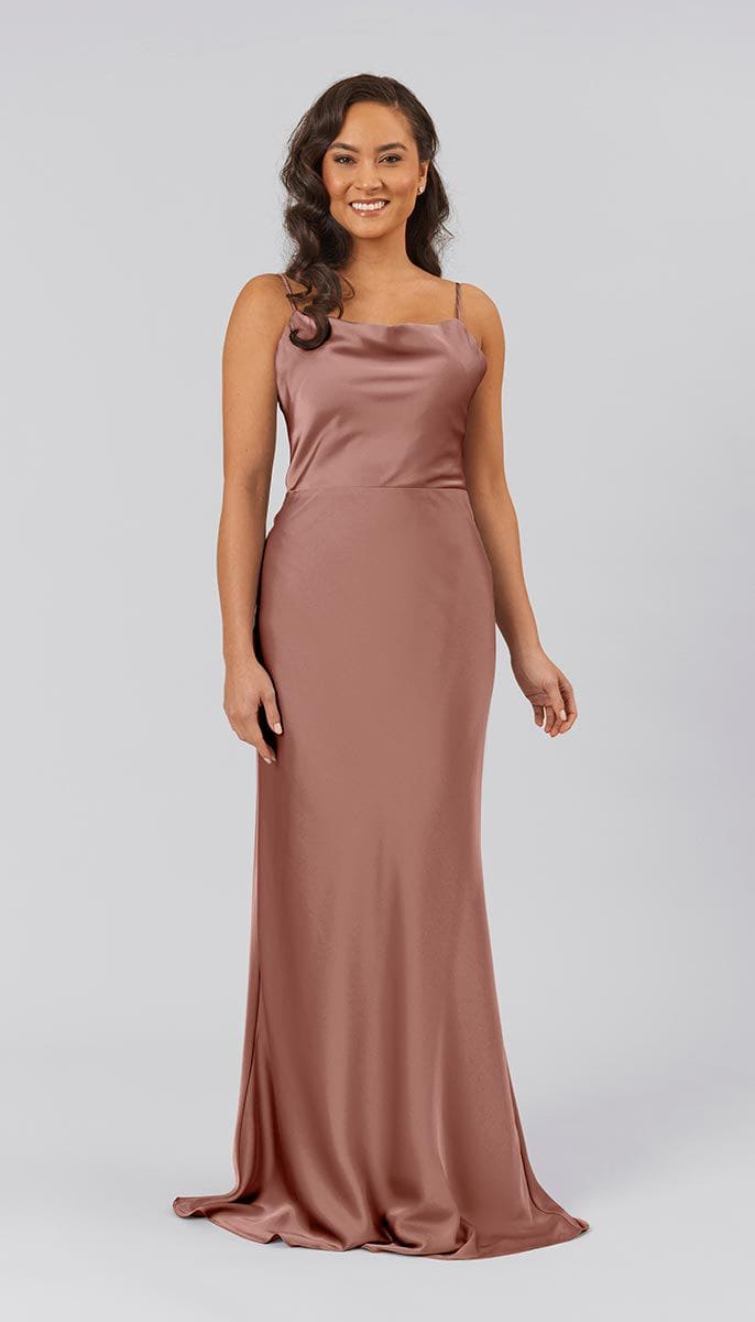 wine and gold bridesmaid dresses