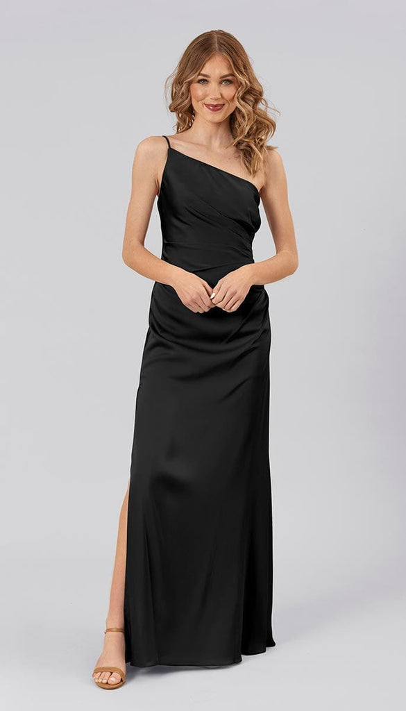 Reid Ready To Ship Satin Bridesmaid Dress | Kennedy Blue - Kennedy Blue