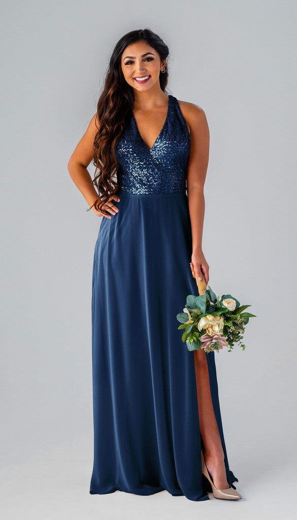 Maya Ready To Ship Sequin Bridesmaid Dress Kennedy Blue Kennedy Blue