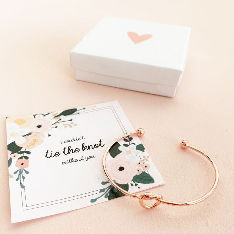 Tie the Knot Bridesmaid Proposal Bracelet | Kennedy Blue - Kennedy