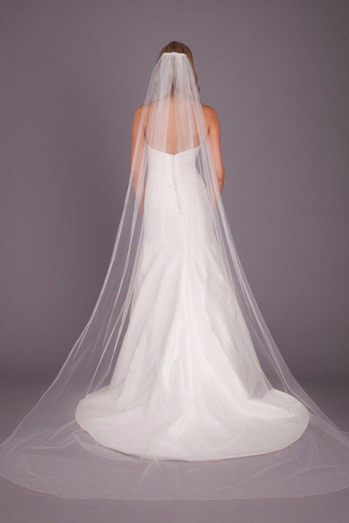 Blue Wedding Veil 