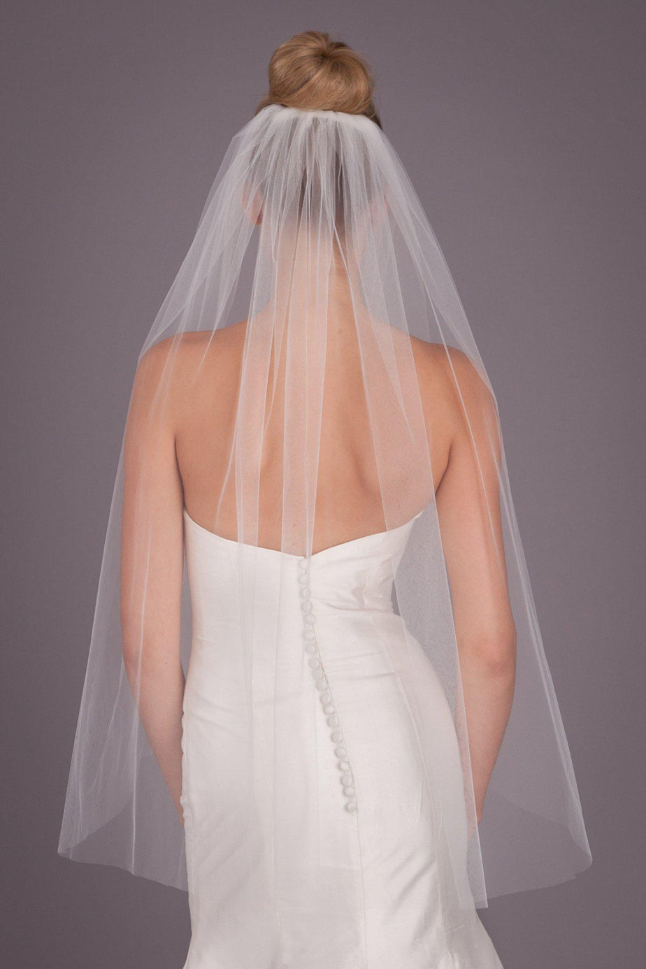 Outlet Raw edge cathedral veil