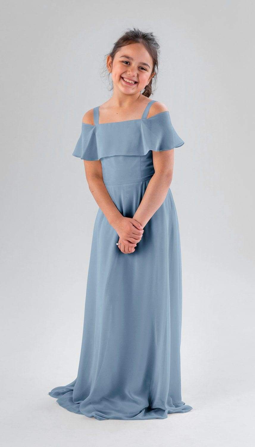 Junior Bridesmaid Dress Size Chart - Kennedy Blue