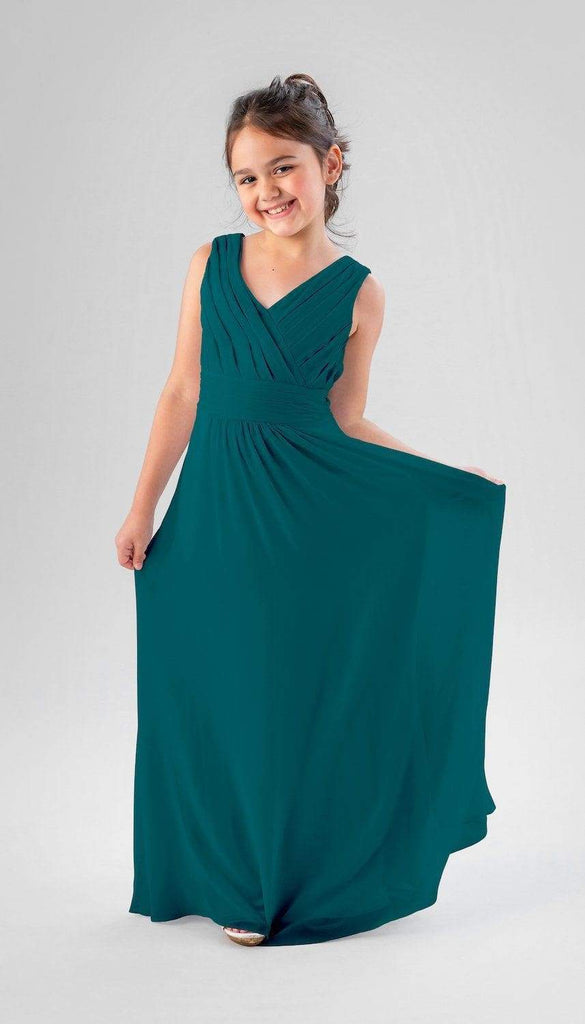 Teal junior outlet bridesmaid dresses